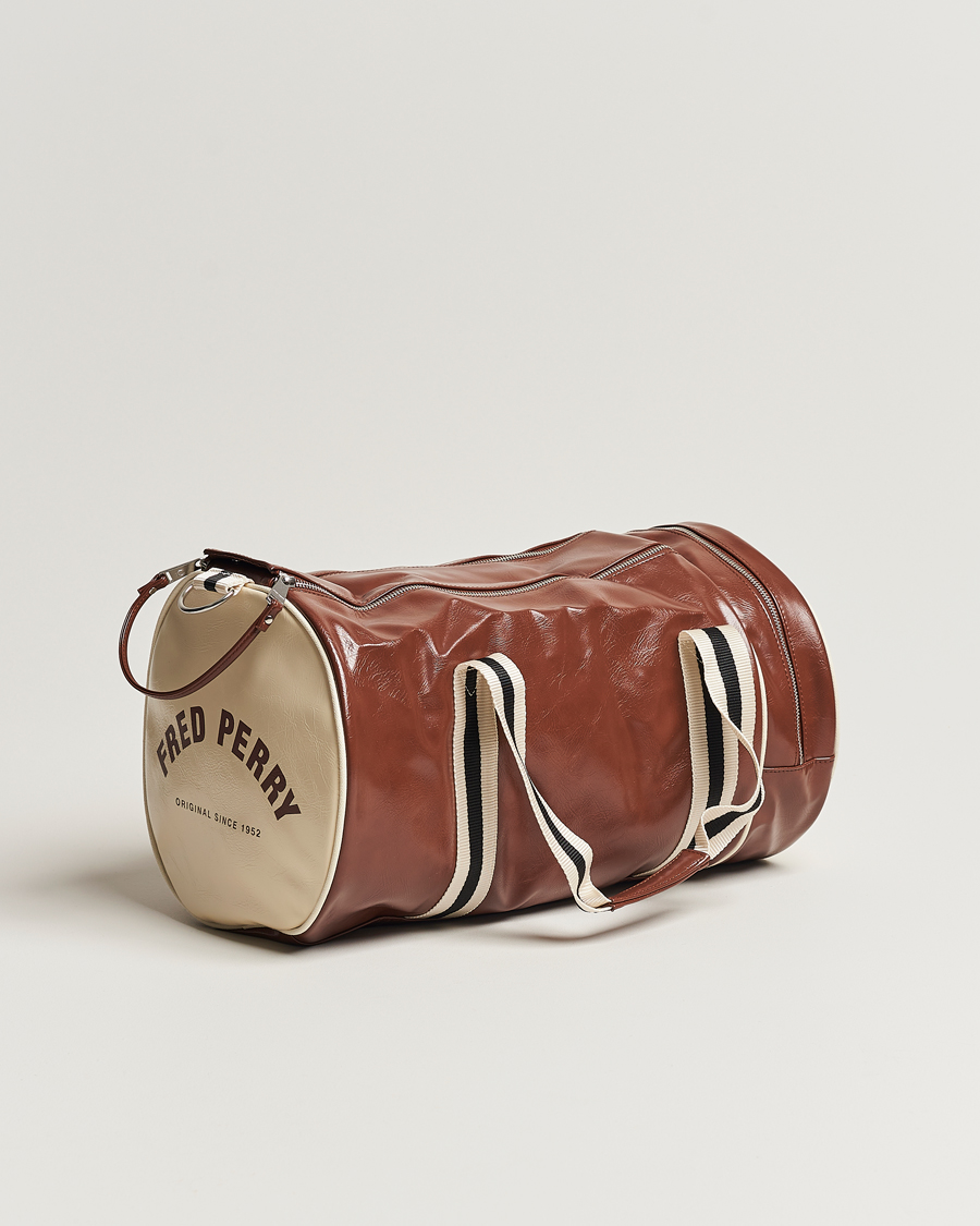Herren | Fred Perry Classic Barrel Bag Tan | Fred Perry | Classic Barrel Bag Tan