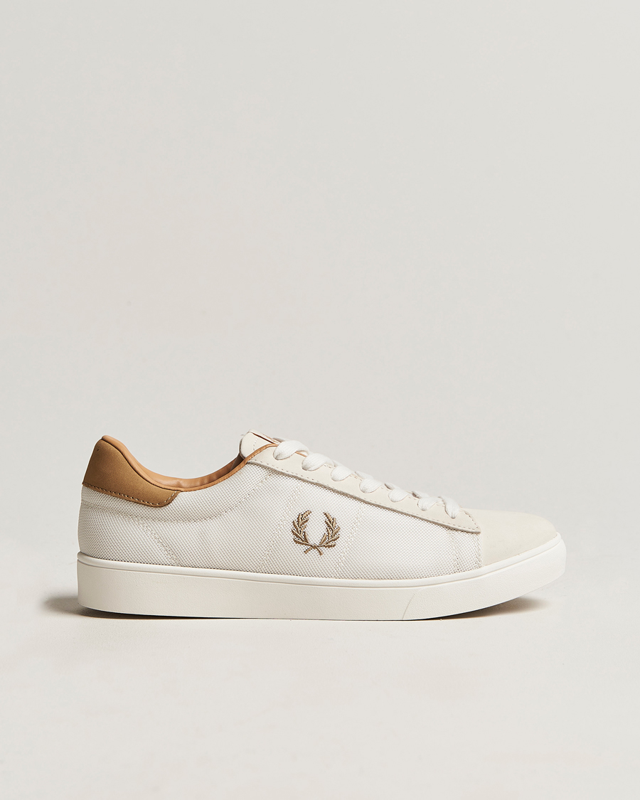 Herren | Fred Perry Spencer Mesh Sneaker Snow White | Fred Perry | Spencer Mesh Sneaker Snow White