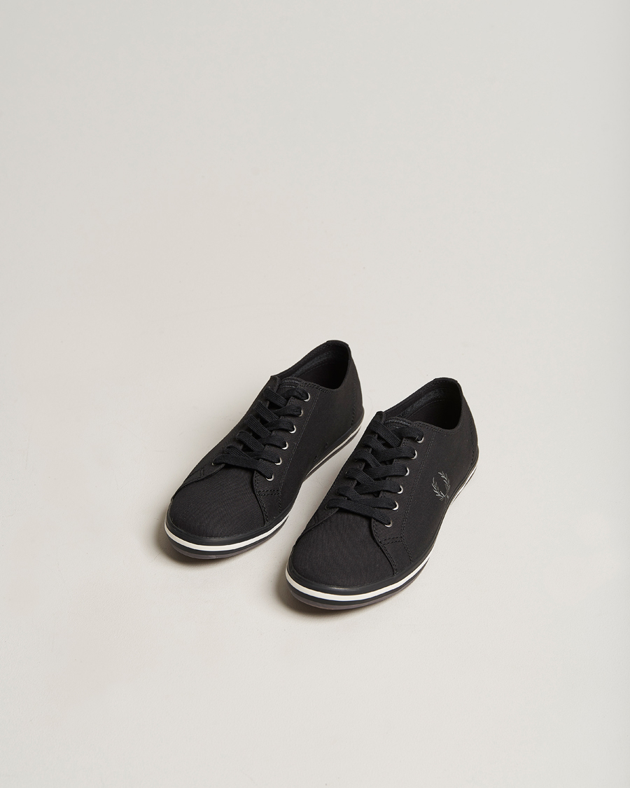 Herren | Fred Perry Kingston Twill Sneaker Black | Fred Perry | Kingston Twill Sneaker Black