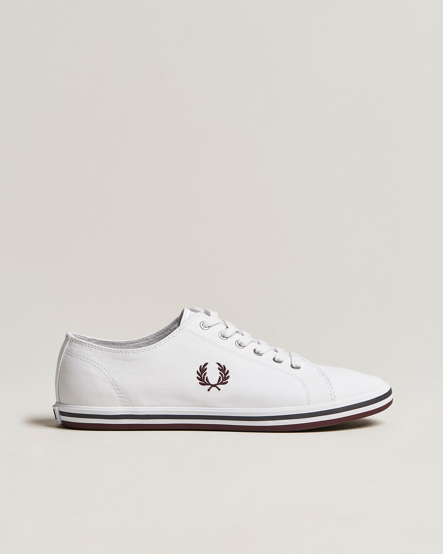 Herren | Fred Perry Kingston Twill Sneaker White | Fred Perry | Kingston Twill Sneaker White