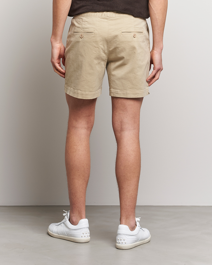 Herren | Shorts | Orlebar Brown | Bulldog Cotton Stretch Twill Shorts Sand Dune