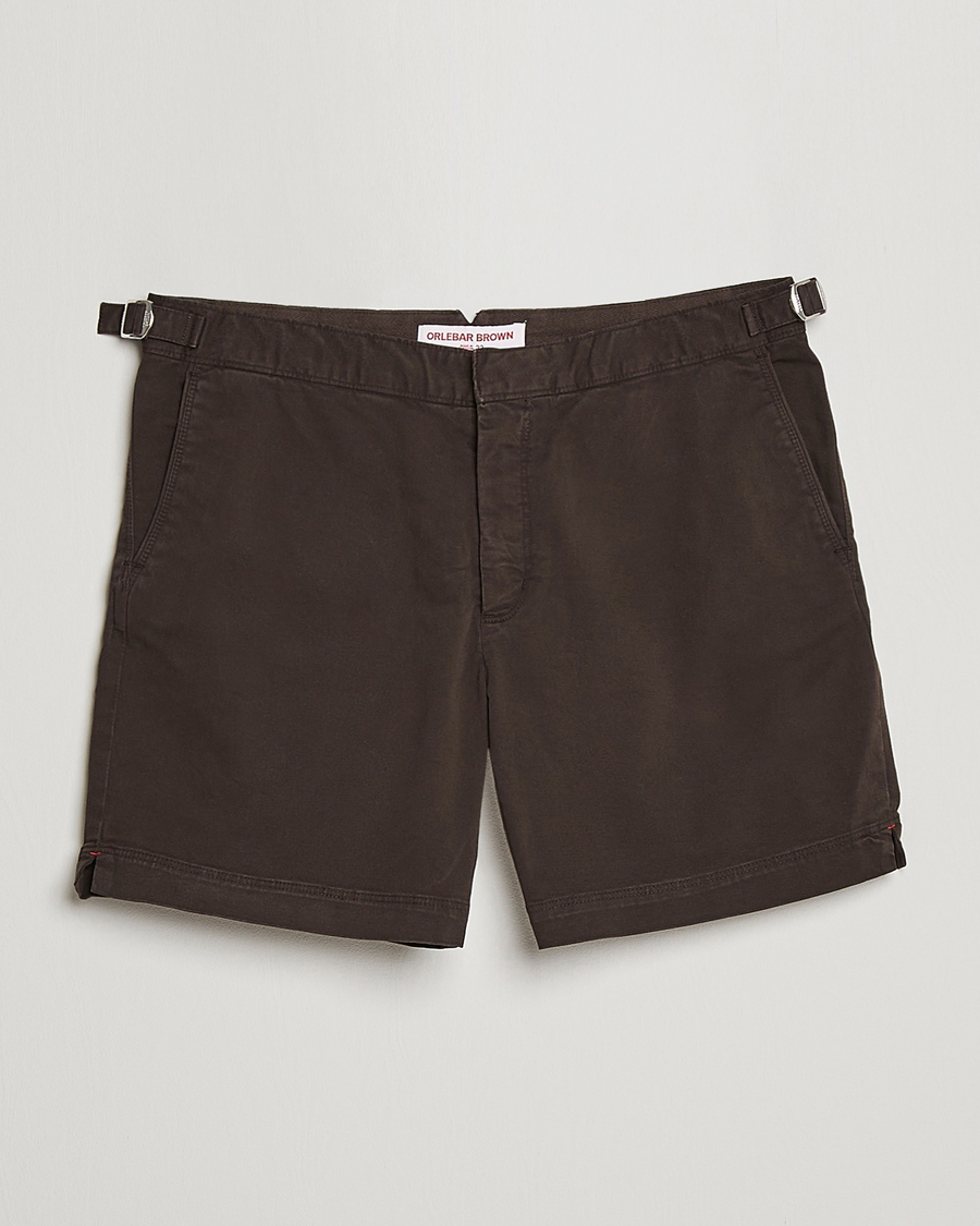Herren | Shorts | Orlebar Brown | Bulldog Cotton Stretch Twill Shorts Truffle