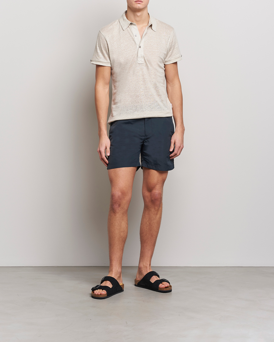 Herren | Badehosen | Orlebar Brown | Bulldog II Medium Length Swim Shorts Shadow