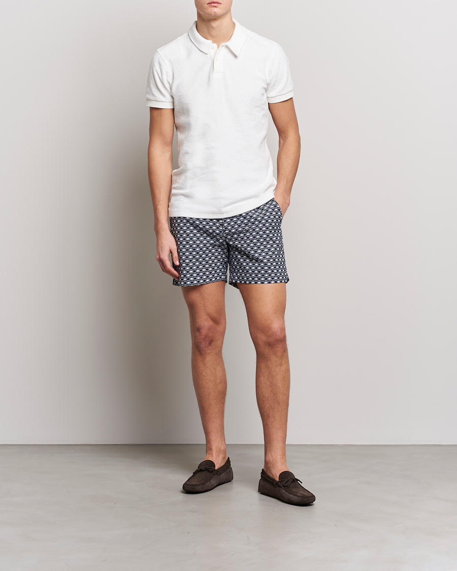 Herren | Poloshirts | Orlebar Brown | Lorenzo Cotton Terry Polo Cloud