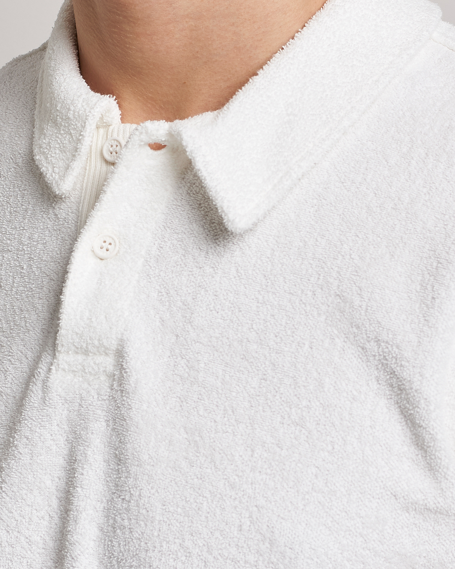 Herren | Poloshirts | Orlebar Brown | Lorenzo Cotton Terry Polo Cloud