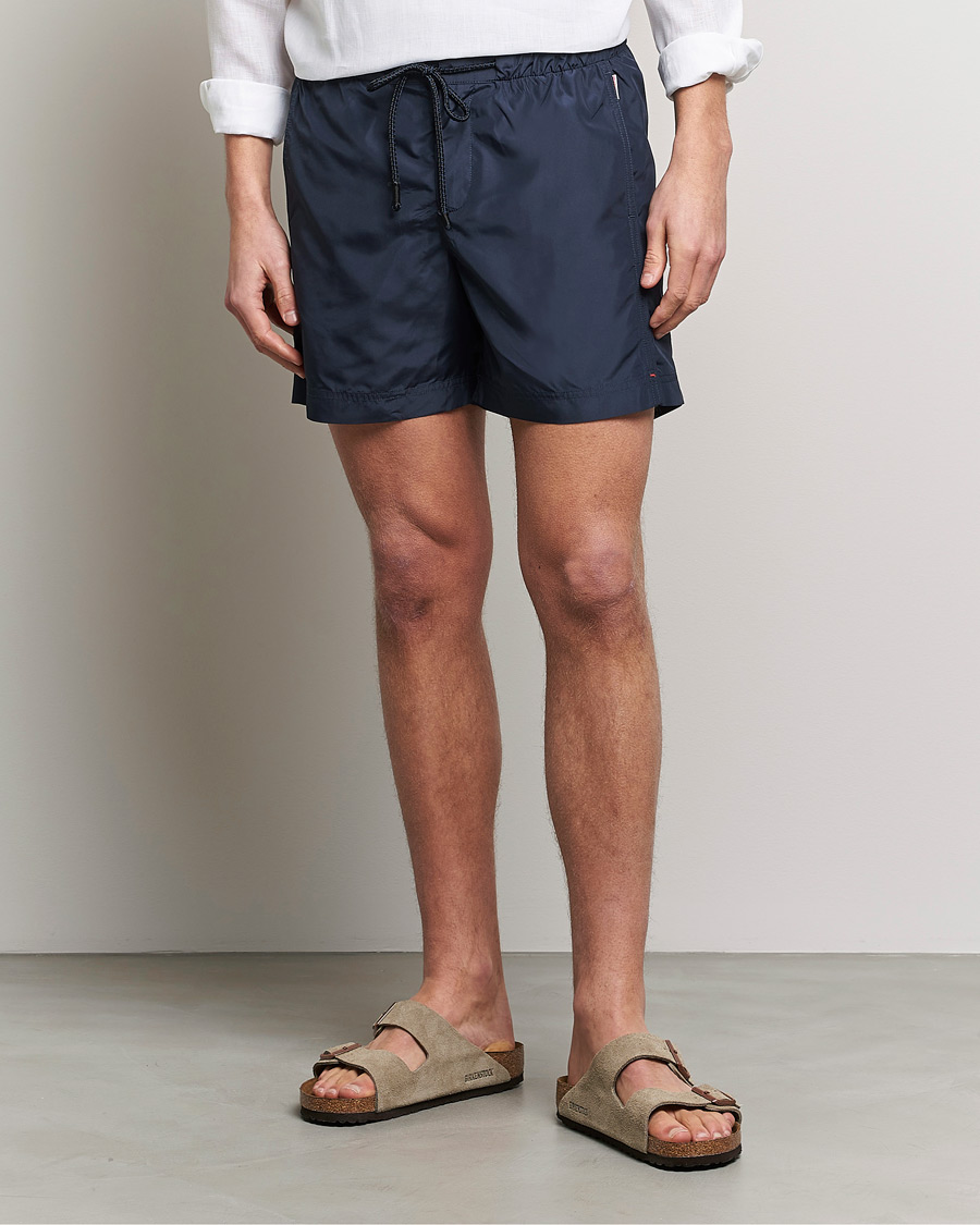 Herren | Badehosen | Orlebar Brown | Bulldog Drawcord Solid Swimshorts Night Iris