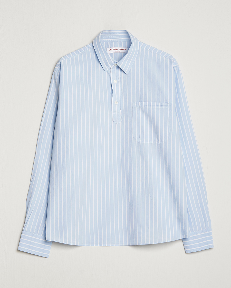 Herren | Hemden | Orlebar Brown | Shanklin Relaxed Fit Overhead Shirt Serenity Blue