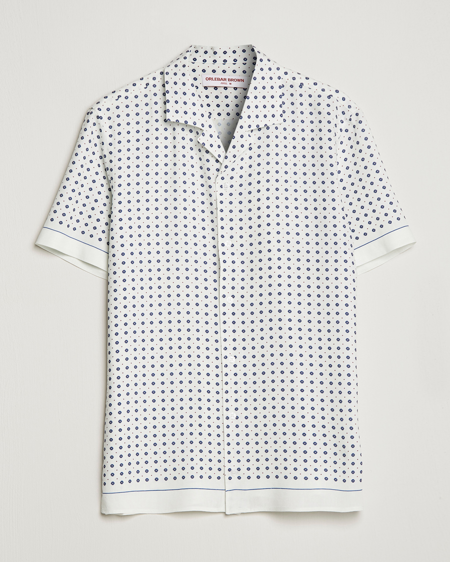 Herren | Hemden | Orlebar Brown | Hibbert Cravat Linen/Viscose Shirt Sea Mist