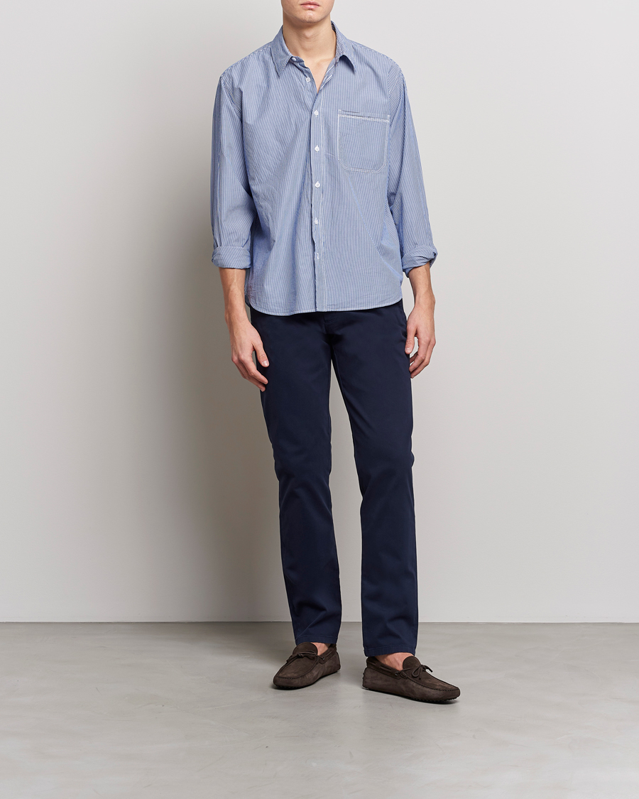 Herren | Hosen | Orlebar Brown | Fallon Cotton Stretch Trousers Dark Navy