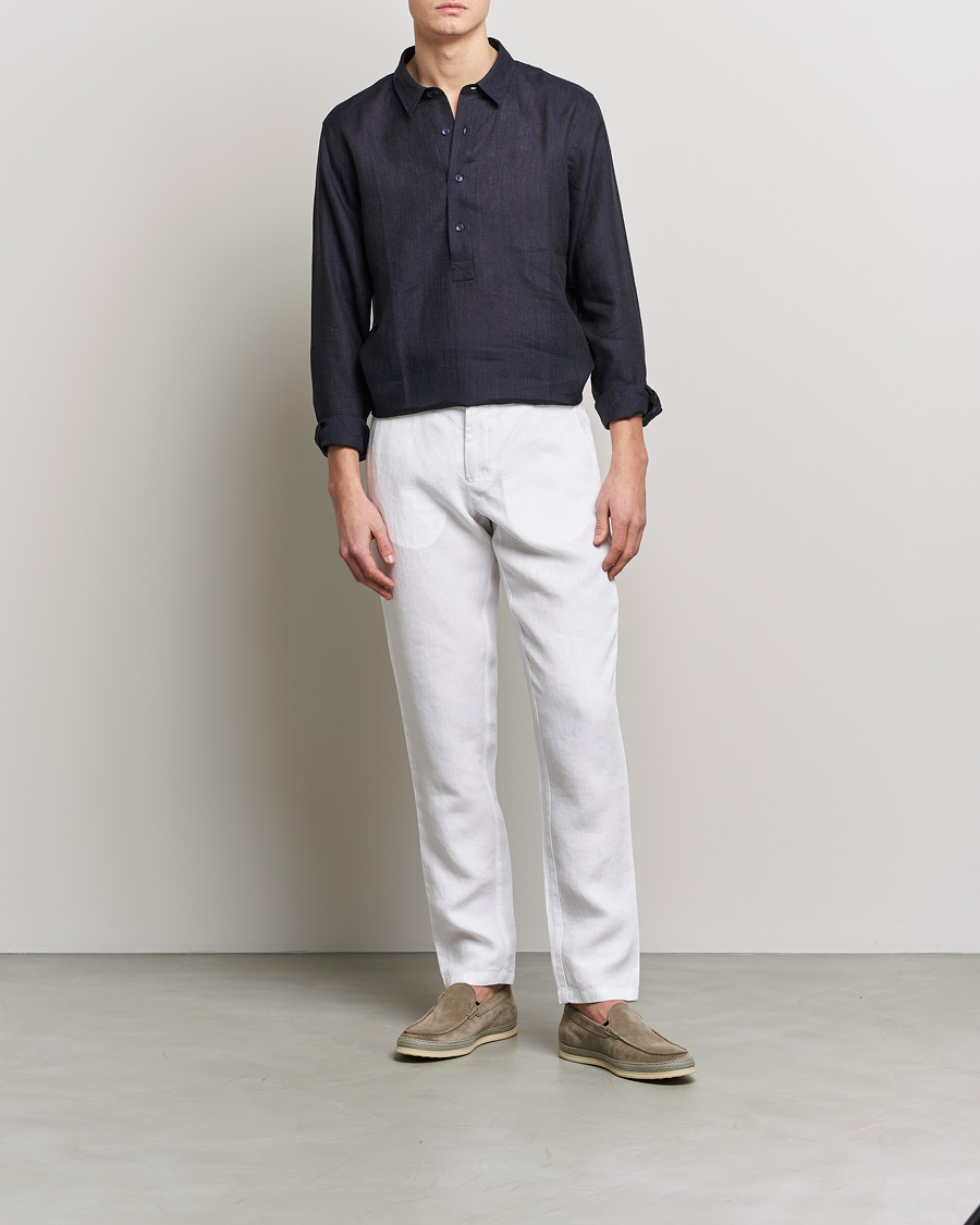 Herren | Hosen | Orlebar Brown | Griffon Linen Trousers White