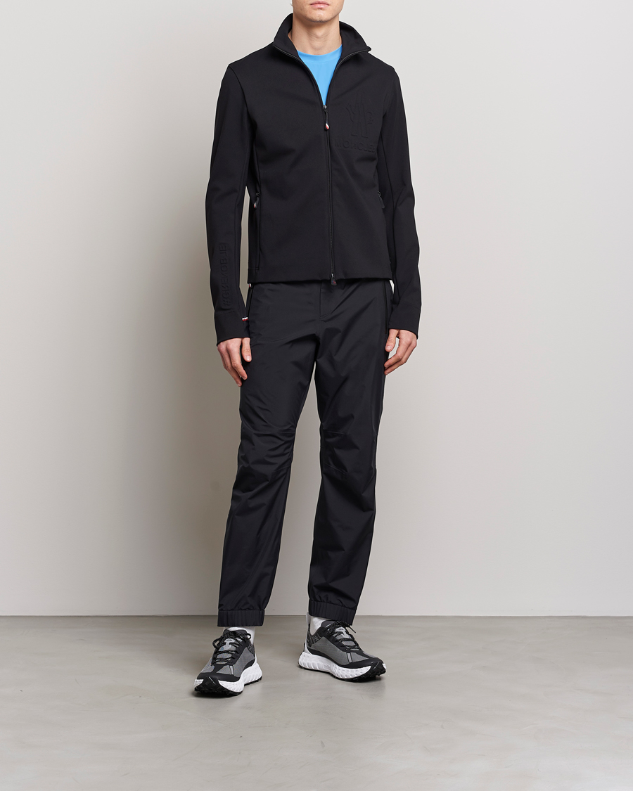 Herren | Pullover | Moncler Grenoble | Embossed Full Zip Cardigan Black