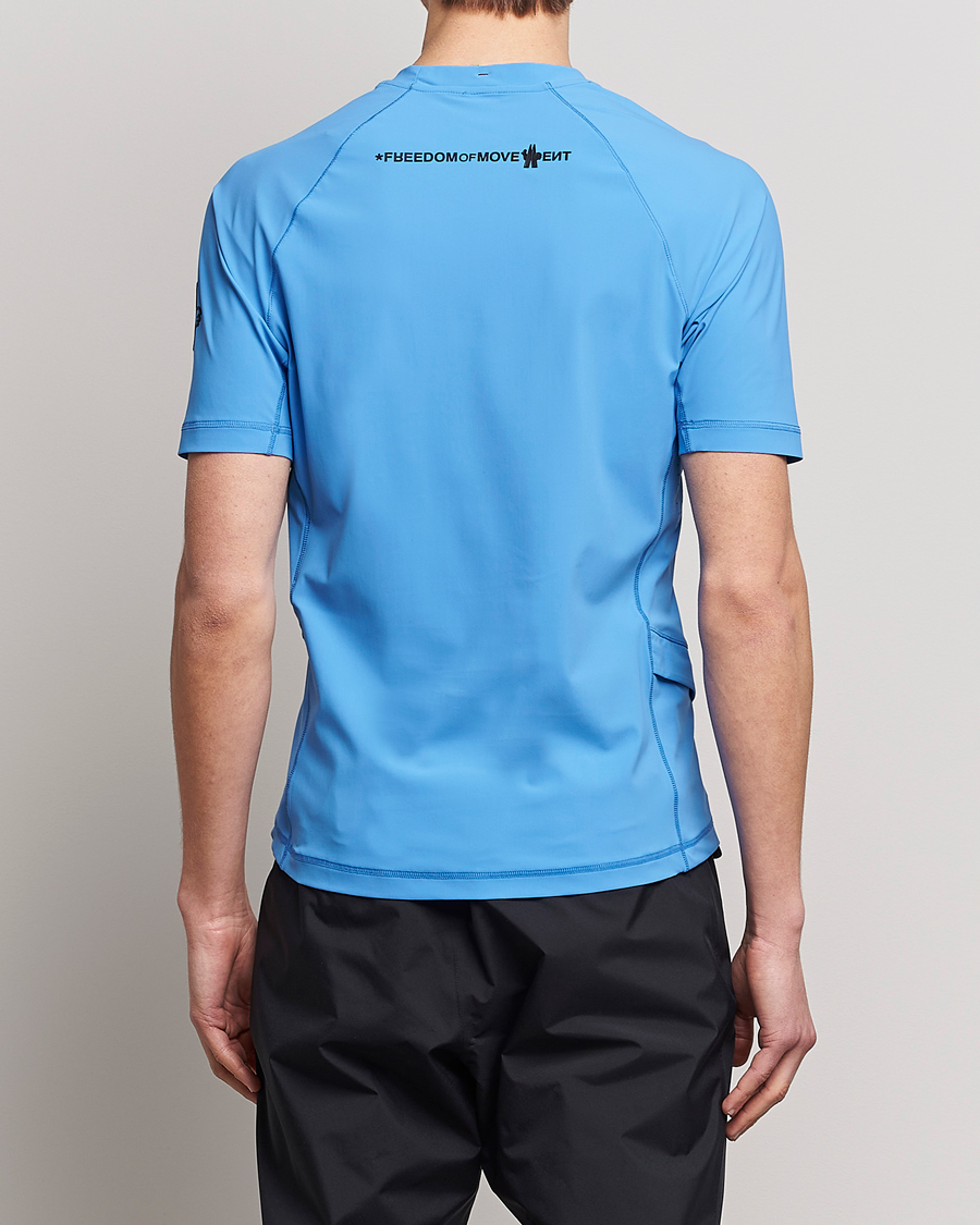 Herren | T-Shirts | Moncler Grenoble | Technical T-Shirt Light Blue