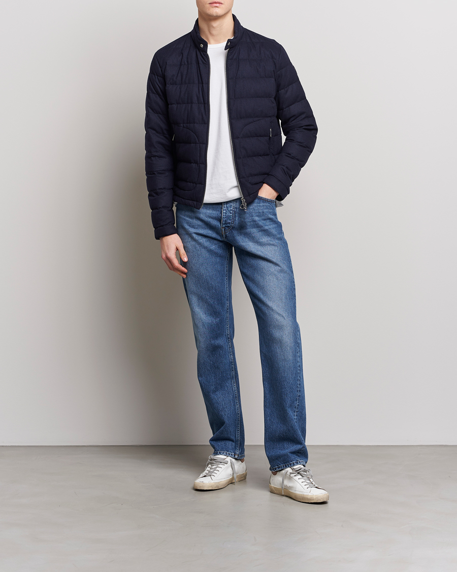 Herren | Jacken | Moncler | Acorus Flannel Jacket Navy