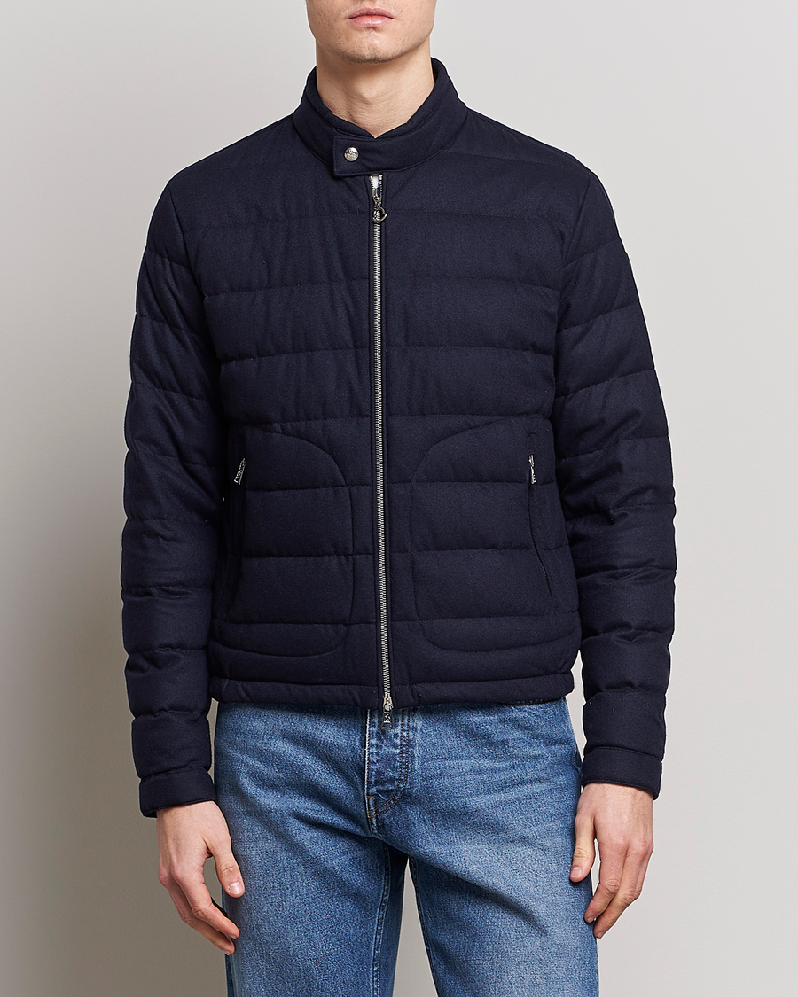 Herren | Jacken | Moncler | Acorus Flannel Jacket Navy