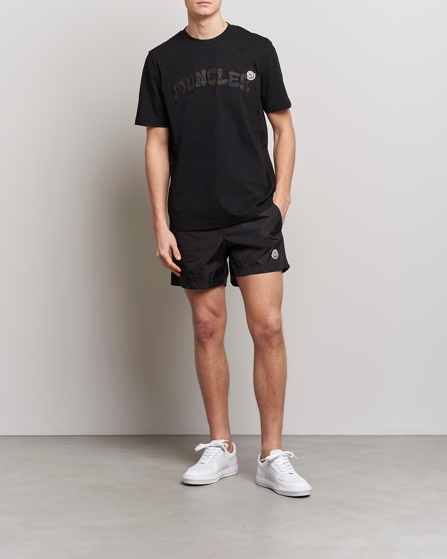 Herren | Badehosen | Moncler | Nylon Swim Trunks Black