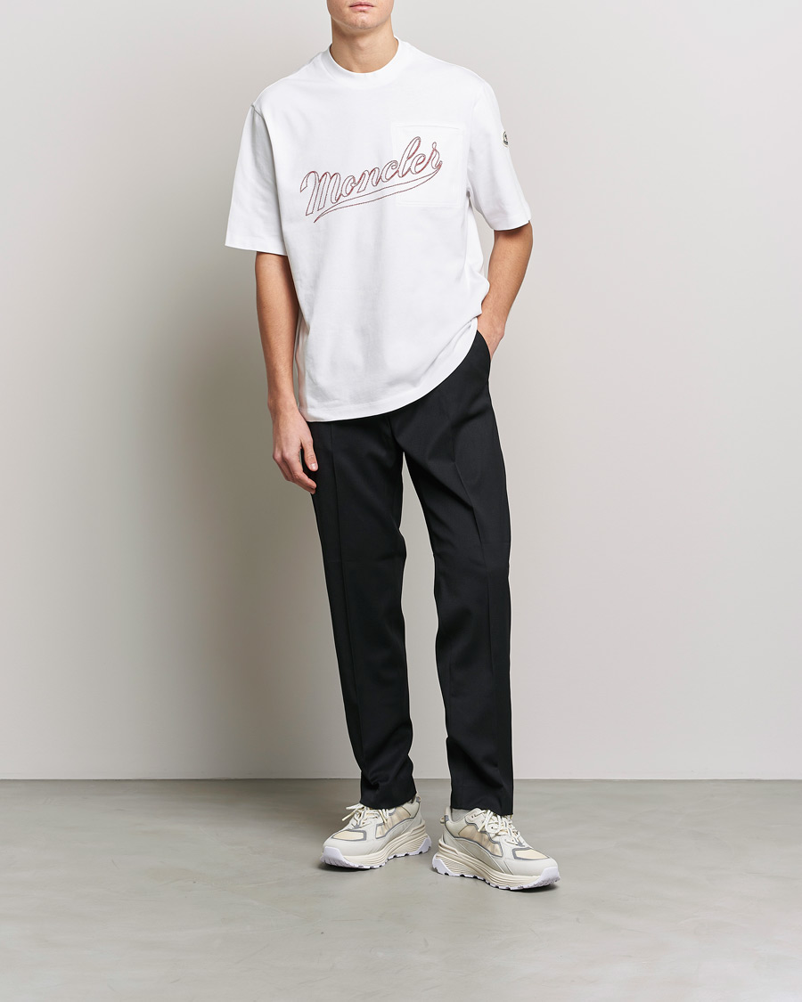 Herren | T-Shirts | Moncler | Signature T-Shirt White