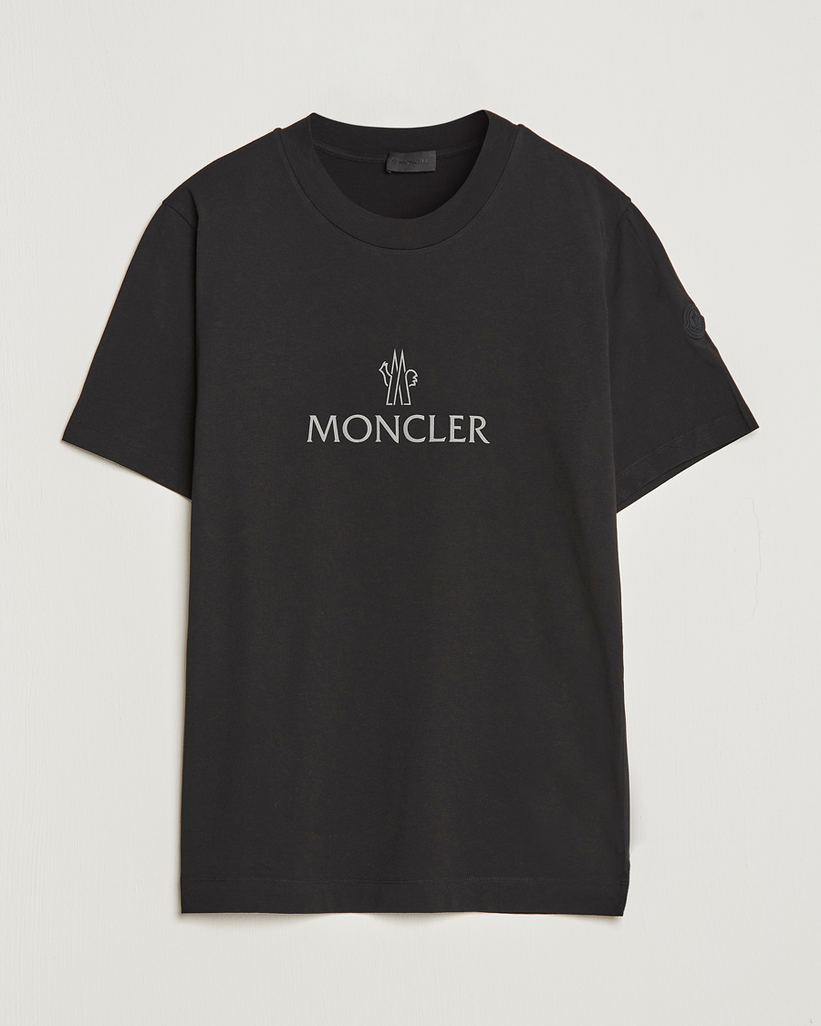 Herren | T-Shirts | Moncler | Lettering T-Shirt Black