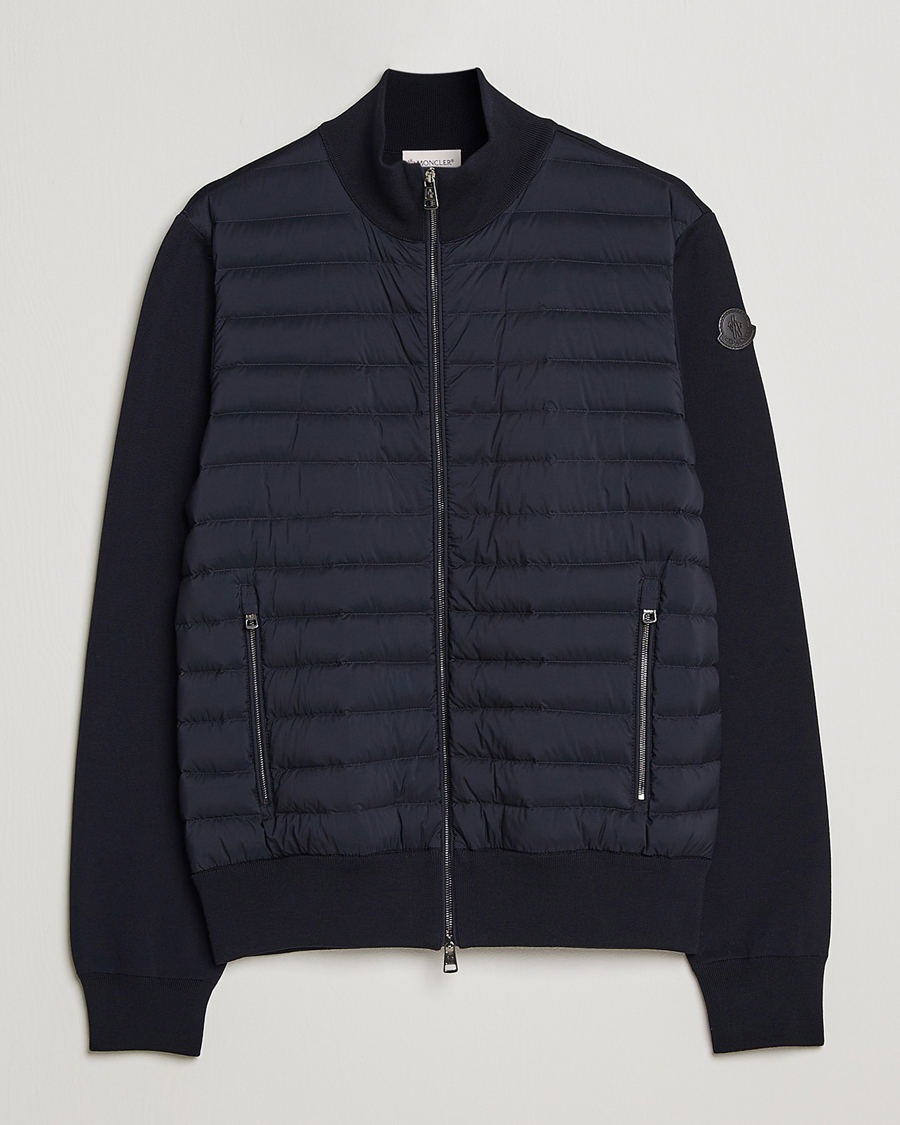 Herren | Pullover | Moncler | Hybrid Zip Cardigan Navy