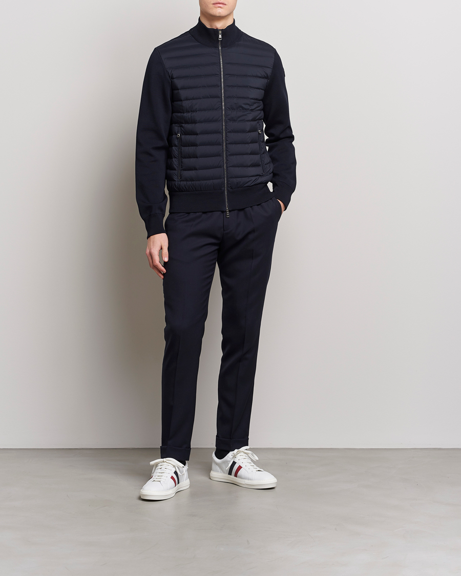 Herren | Pullover | Moncler | Hybrid Zip Cardigan Navy