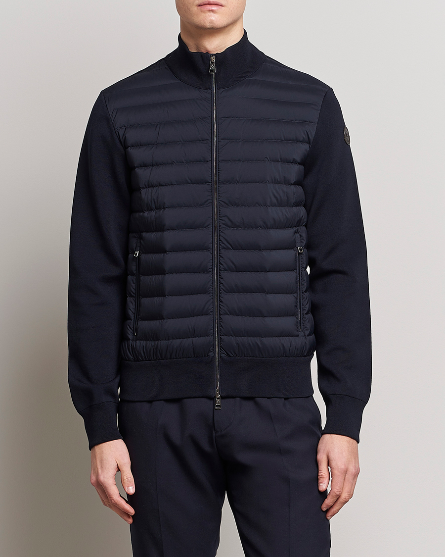 Herren | Pullover | Moncler | Hybrid Zip Cardigan Navy
