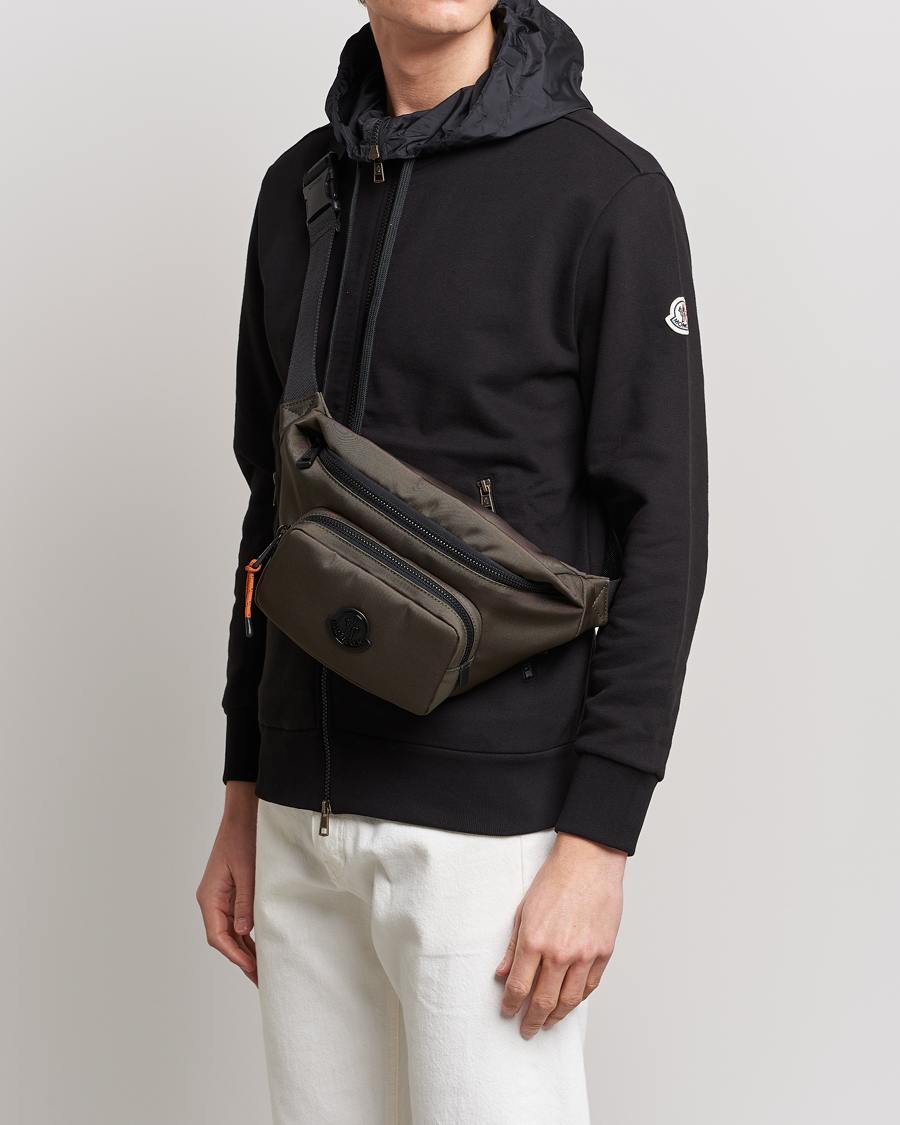 Herren | Moncler Durance Belt Bag Olive | Moncler | Durance Belt Bag Olive