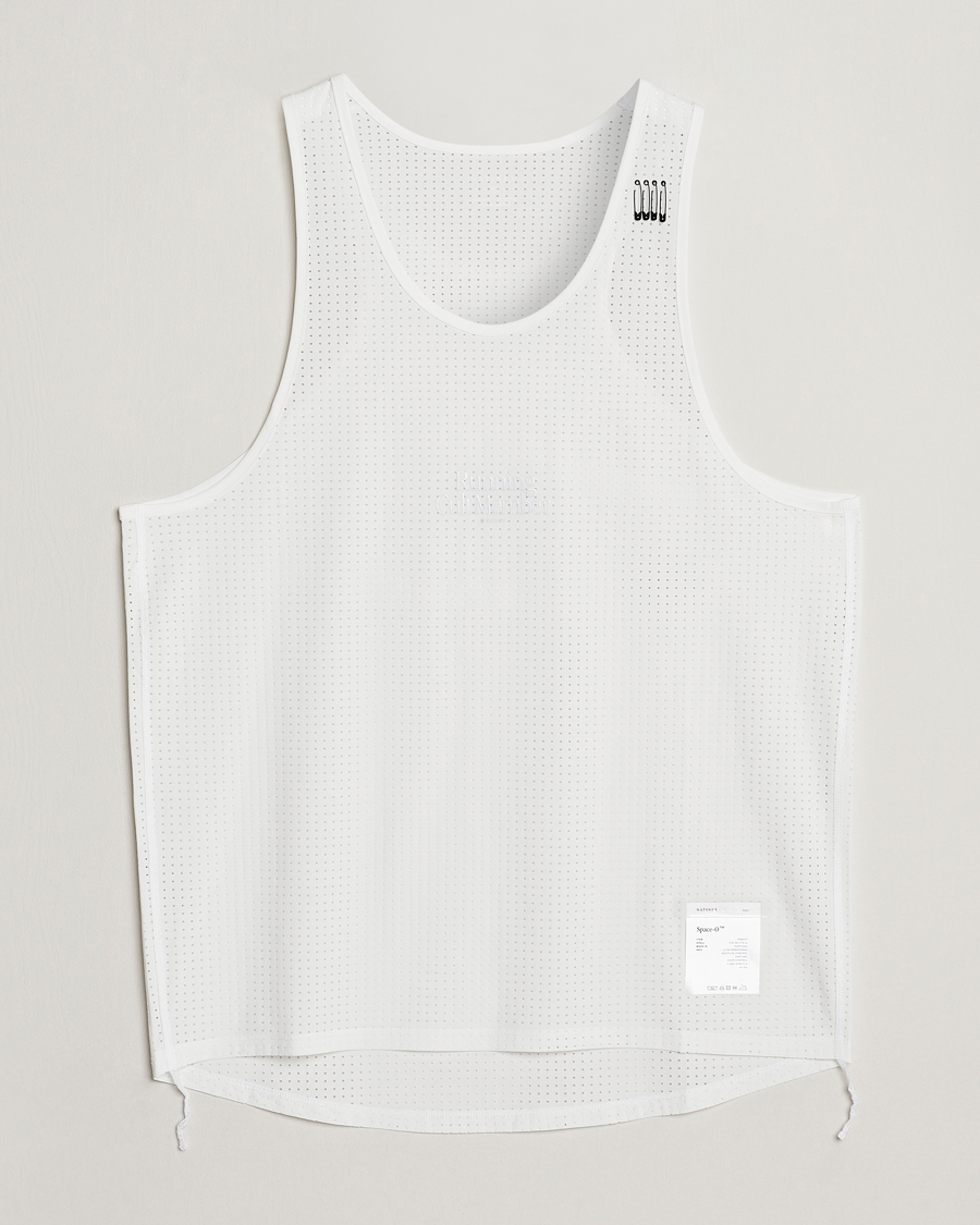 Herren | T-Shirts | Satisfy | Space-O Singlet White
