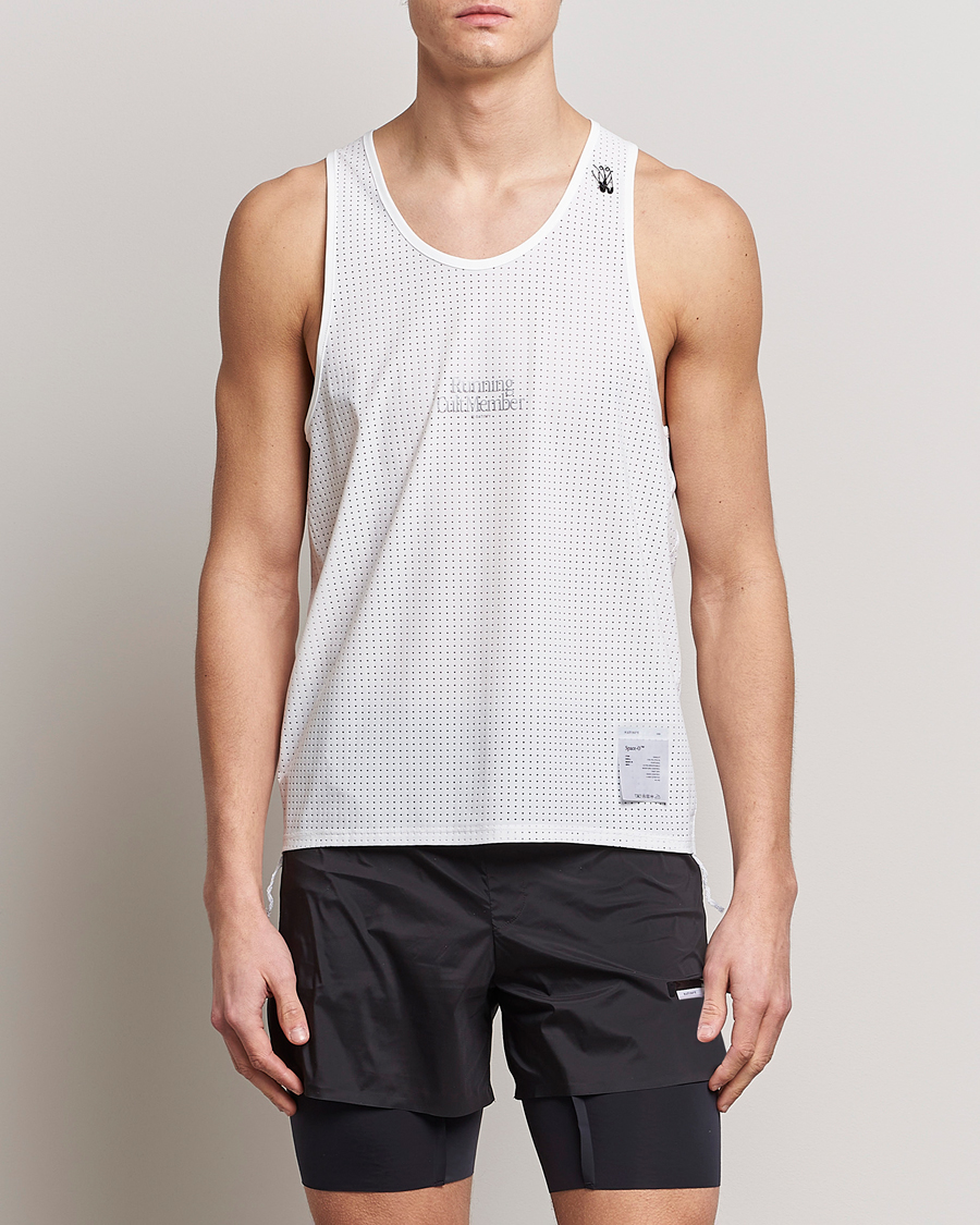 Herren | T-Shirts | Satisfy | Space-O Singlet White