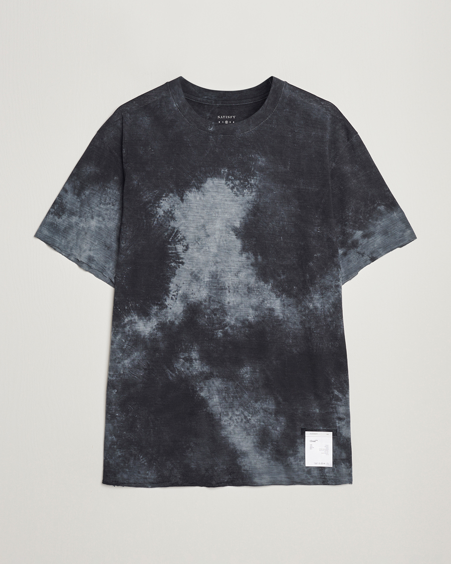 Herren | T-Shirts | Satisfy | CloudMerino T-Shirt Batik Black
