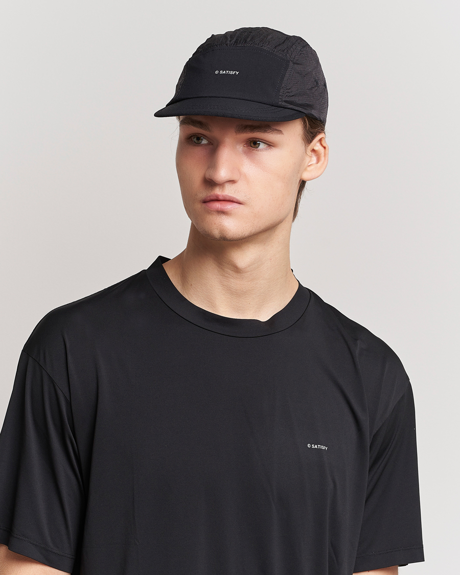 Herren | Satisfy Rippy Trail Cap Black | Satisfy | Rippy Trail Cap Black