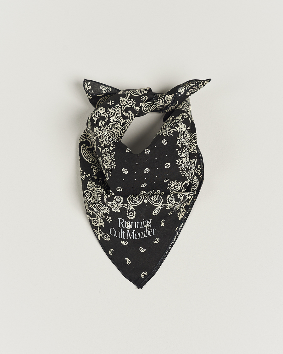 Herren | Satisfy Japanese Cotton Bandana Black | Satisfy | Japanese Cotton Bandana Black