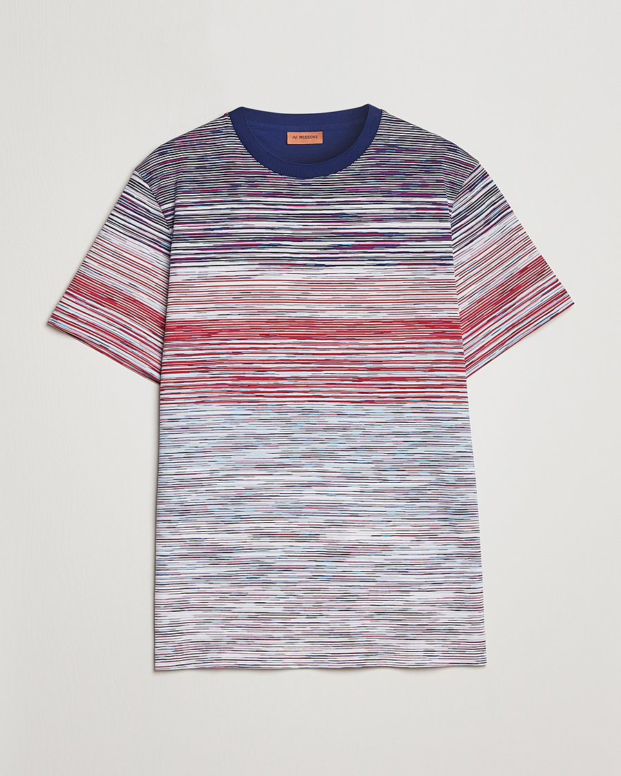 Herren | T-Shirts | Missoni | Space Dye T-Shirt Violet/Light Blue
