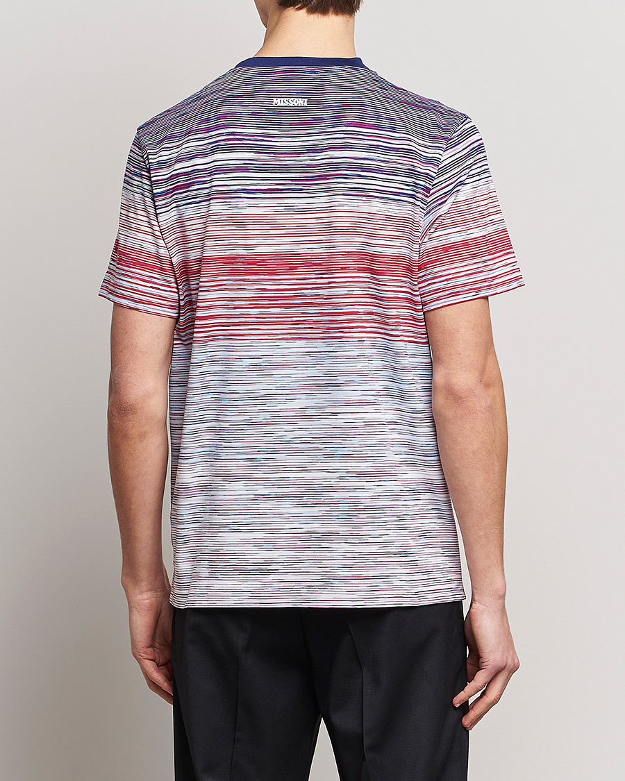 Herren | T-Shirts | Missoni | Space Dye T-Shirt Violet/Light Blue