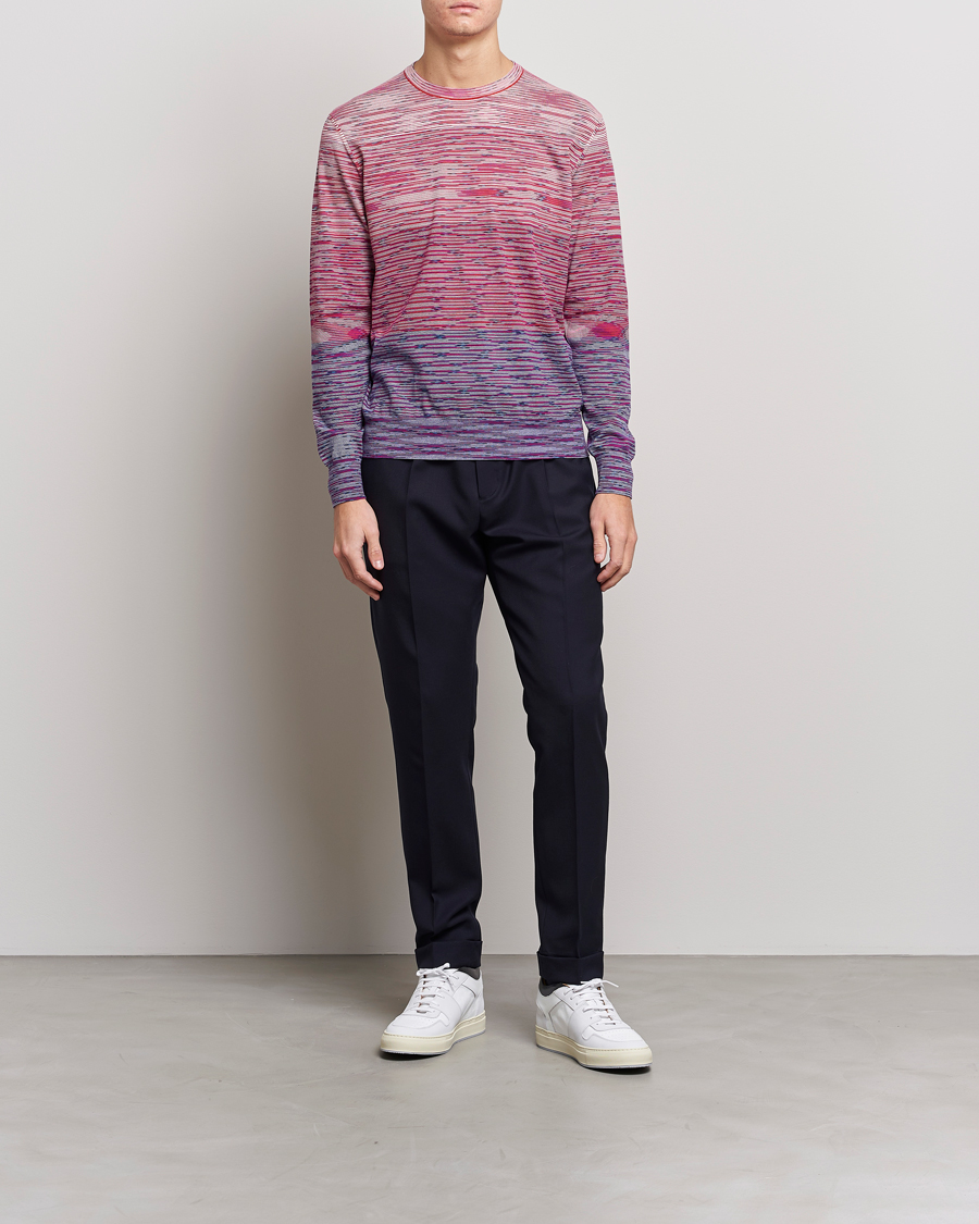 Herren | Pullover | Missoni | Striped Degrade Sweater Red