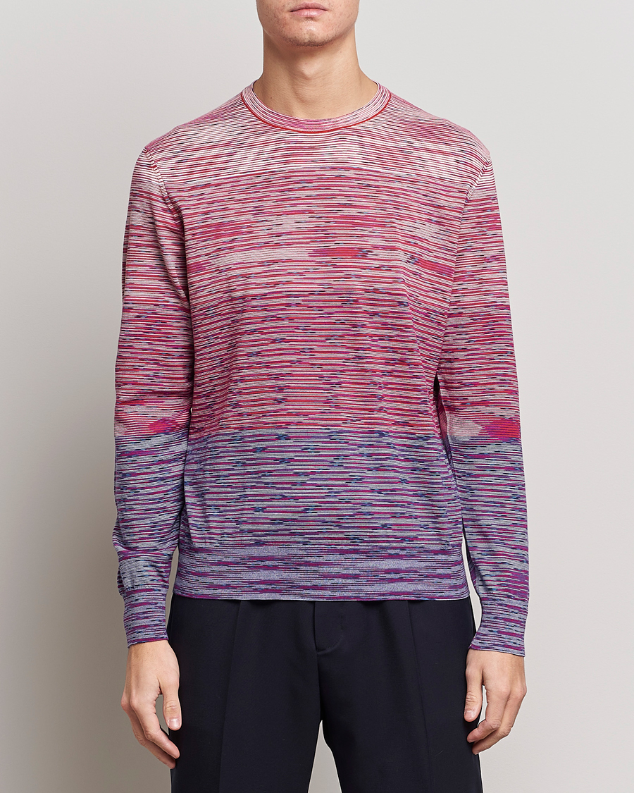 Herren | Pullover | Missoni | Striped Degrade Sweater Red