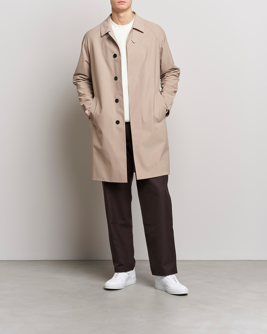 Herren | Jacken | Harris Wharf London | Light Technic Balmacaan Coat Camel