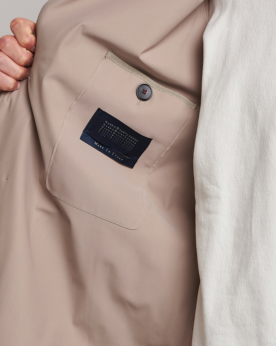 Herren | Jacken | Harris Wharf London | Light Technic Balmacaan Coat Camel