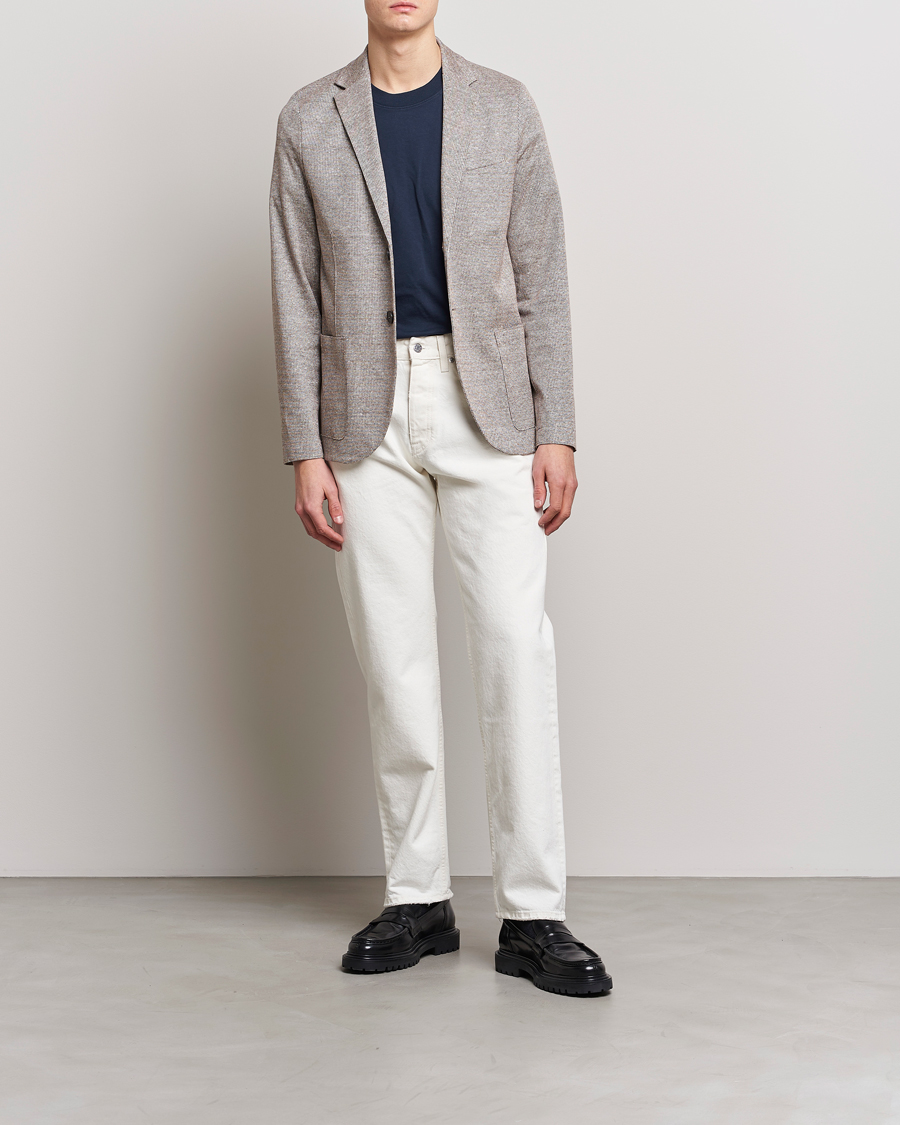 Herren | Sakkos | Harris Wharf London | Linen Blend Blazer Tobacco