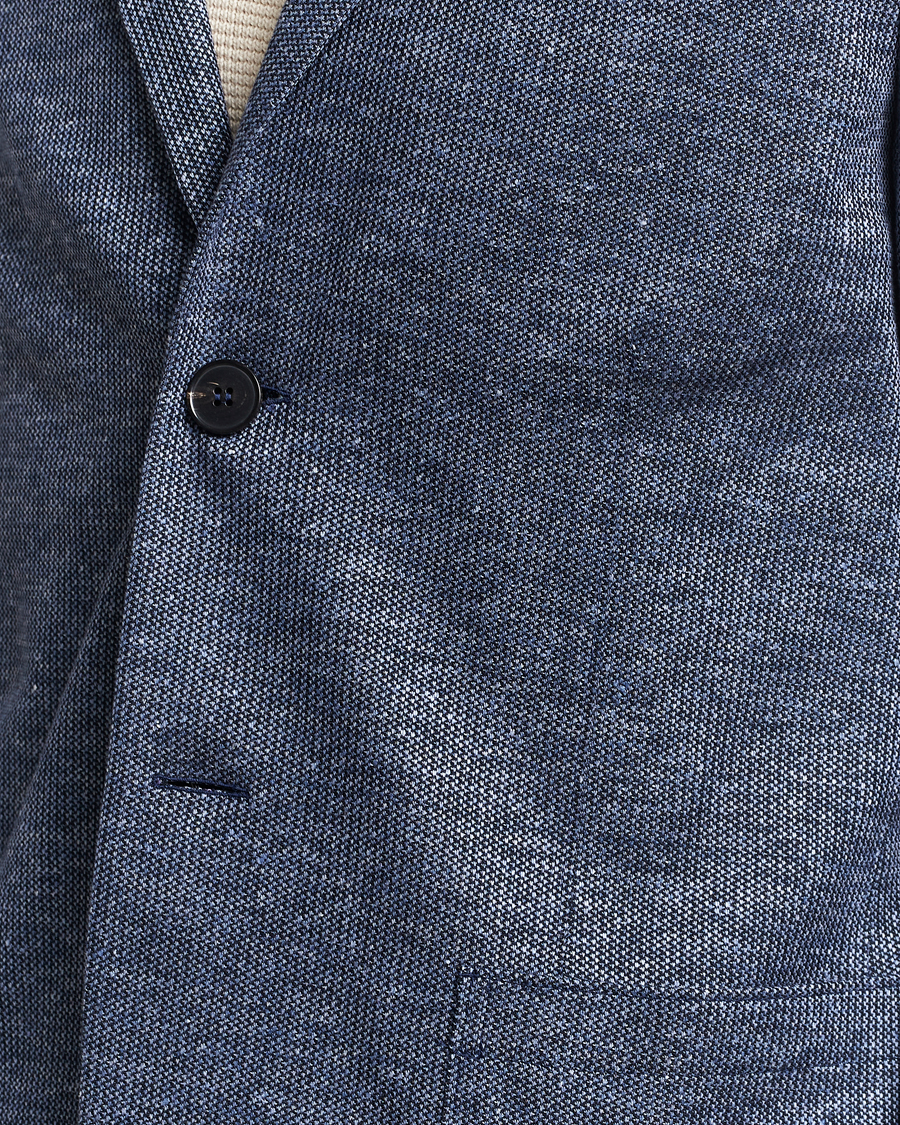 Herren | Sakkos | Harris Wharf London | Linen Blend Blazer Denim