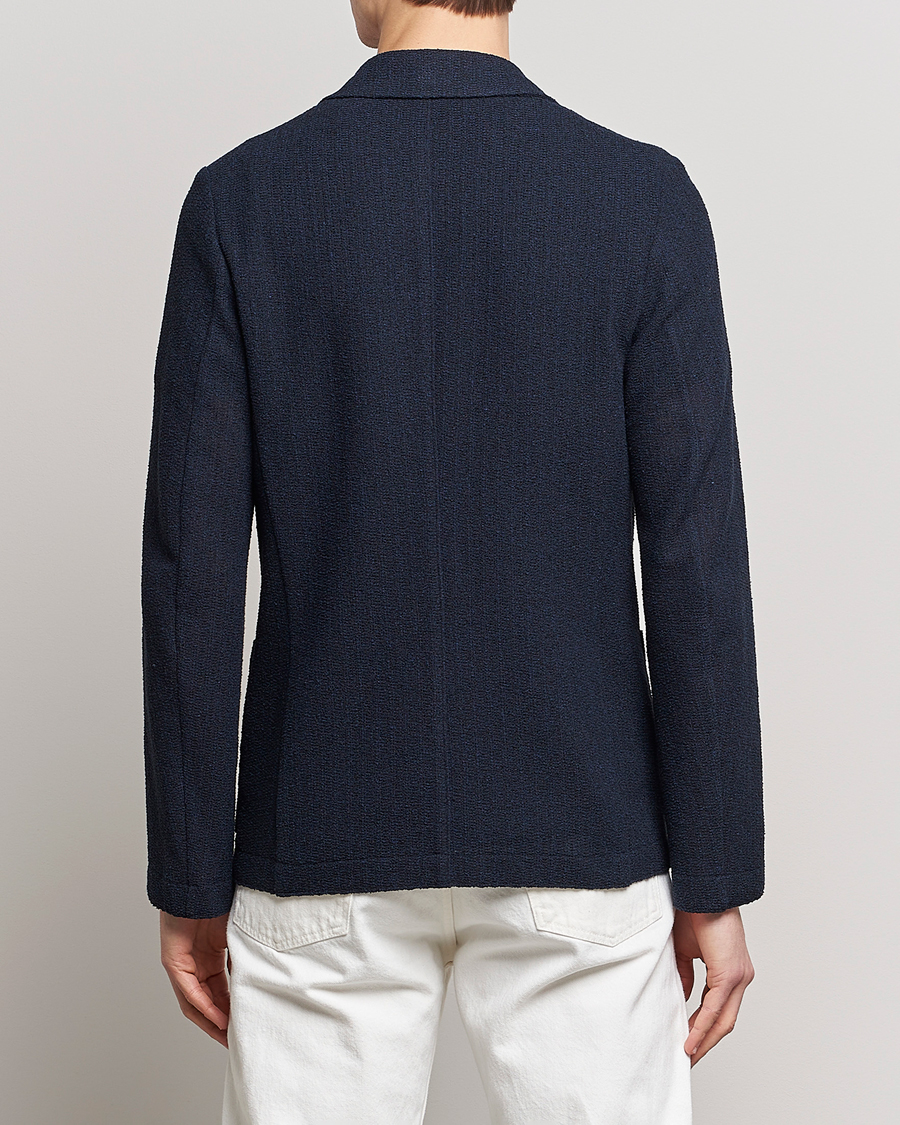 Herren | Sakkos | Harris Wharf London | Cotton Frisè Blazer Blue/Black