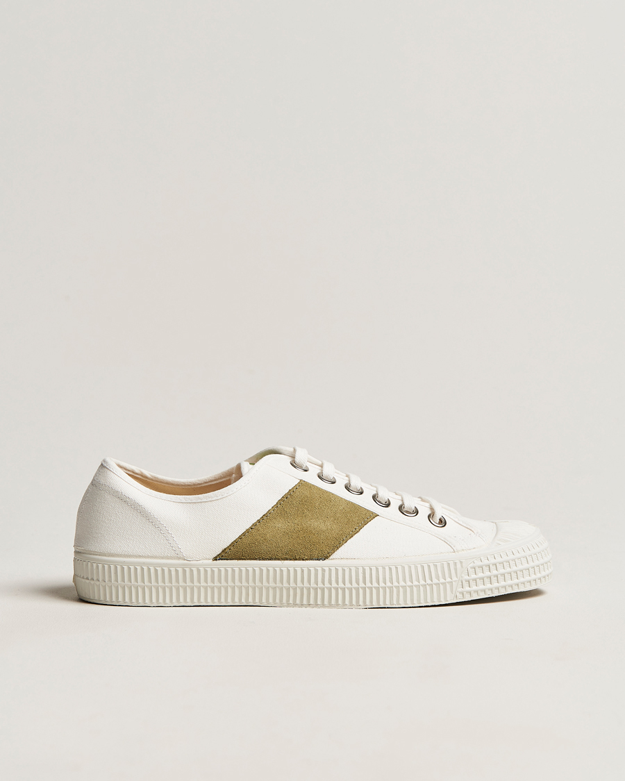 Herren | Novesta Star Master Organic Cotton Sneaker White/Green | Novesta | Star Master Organic Cotton Sneaker White/Green