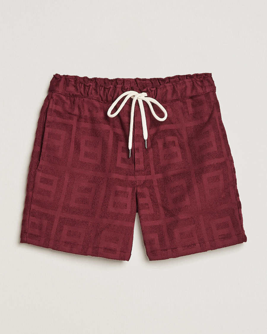 Herren | Shorts | OAS | Terry Shorts Burgundy