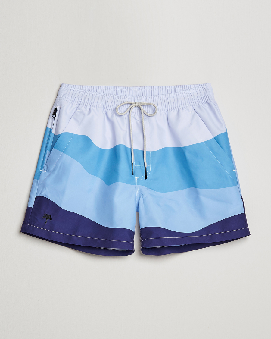 Herren | Badehosen | OAS | Printed Swimshorts Ice Wave