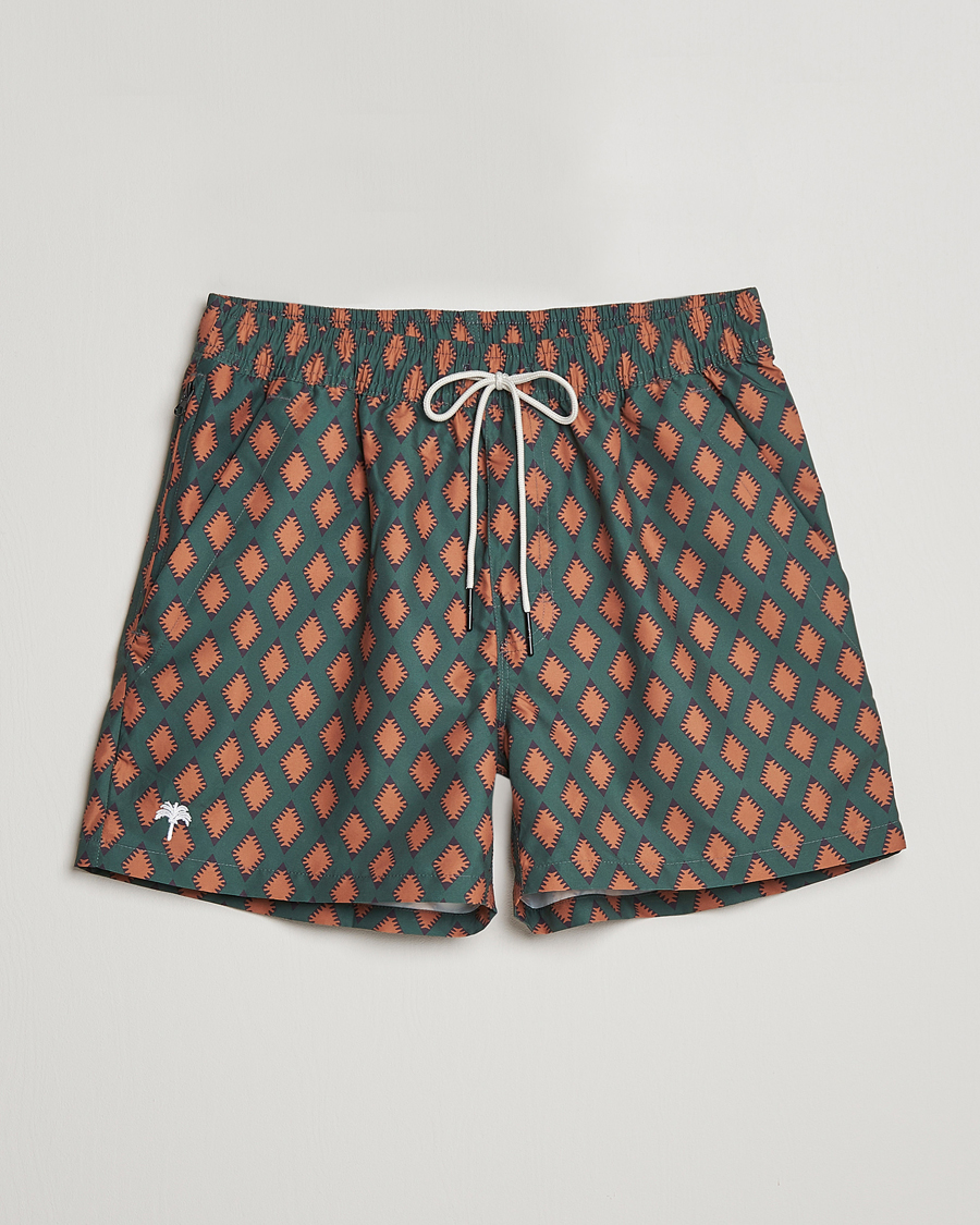 Herren | Badehosen | OAS | Printed Swimshorts Smokin Rustic