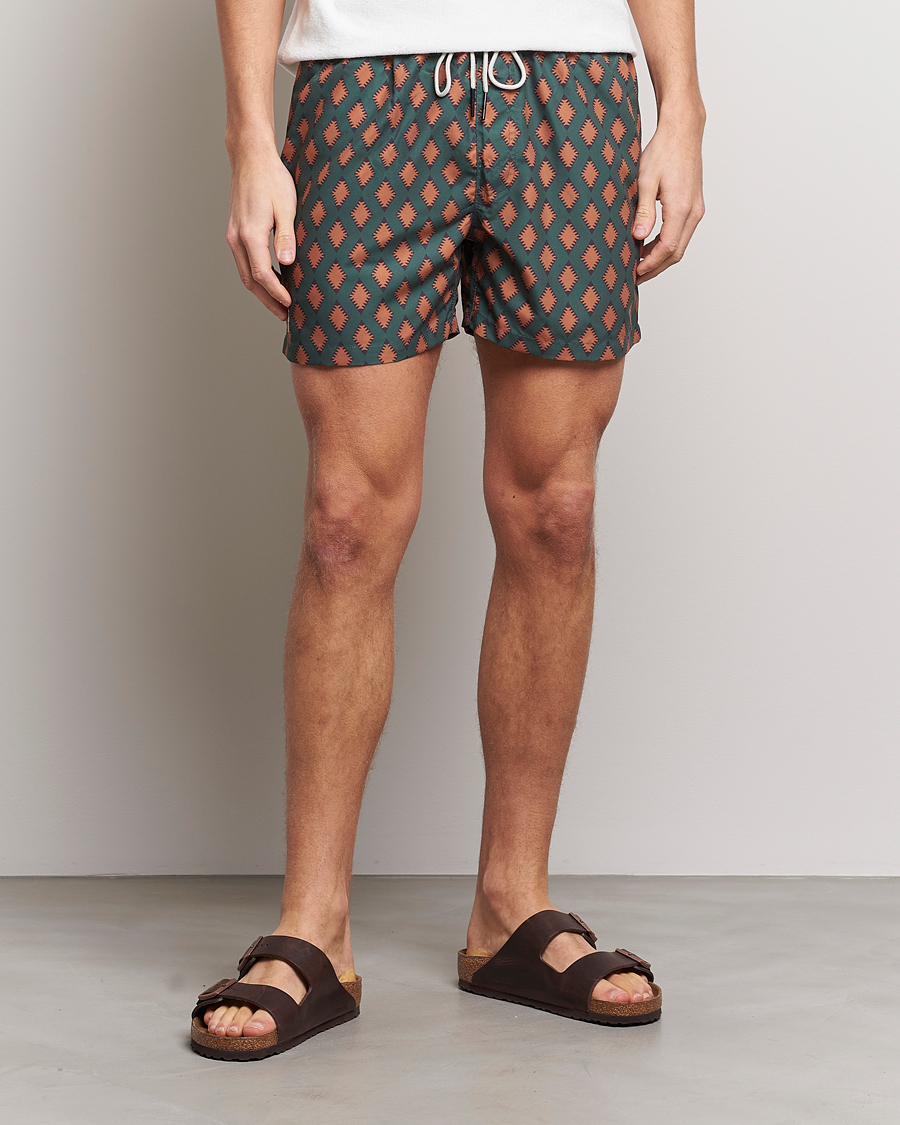 Herren | Badehosen | OAS | Printed Swimshorts Smokin Rustic