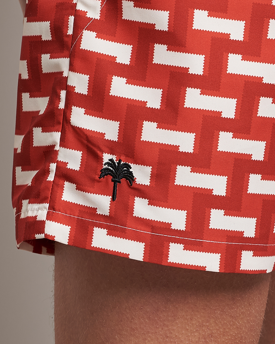 Herren | Badehosen | OAS | Printed Swimshorts Layer Zig