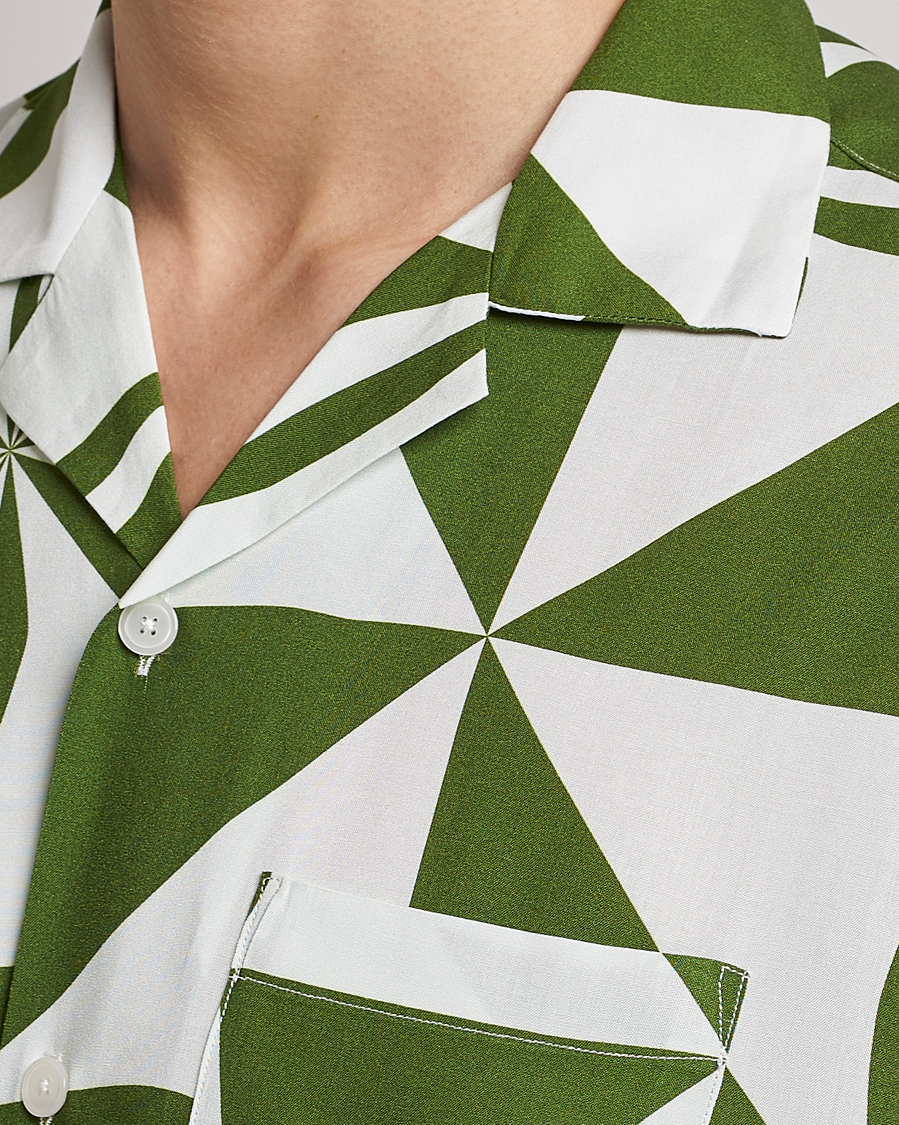 Herren | Hemden | OAS | Viscose Resort Short Sleeve Shirt Bloomy Plateau