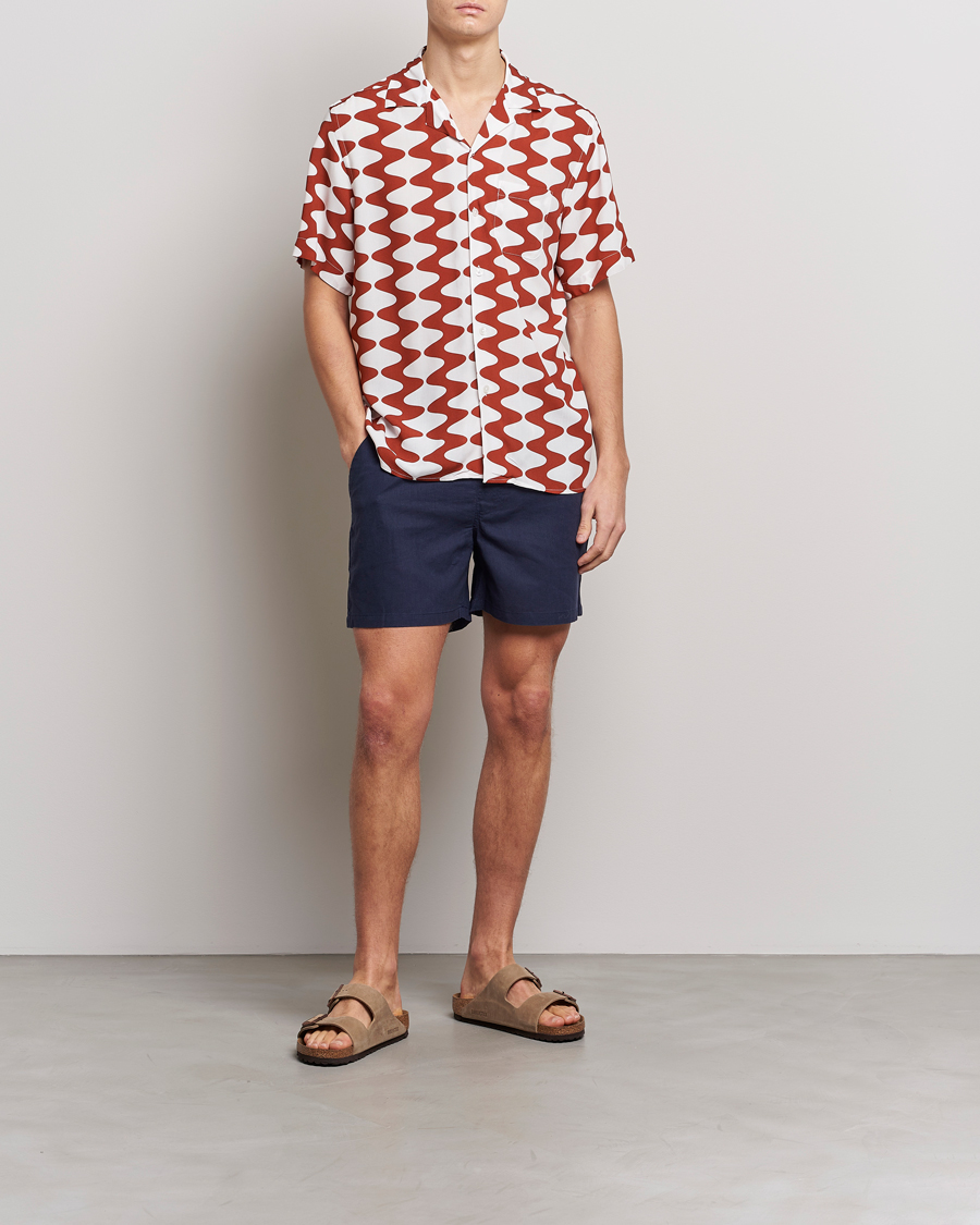 Herren | Hemden | OAS | Viscose Resort Short Sleeve Shirt Big Lauda