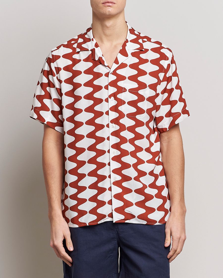 Herren | Hemden | OAS | Viscose Resort Short Sleeve Shirt Big Lauda