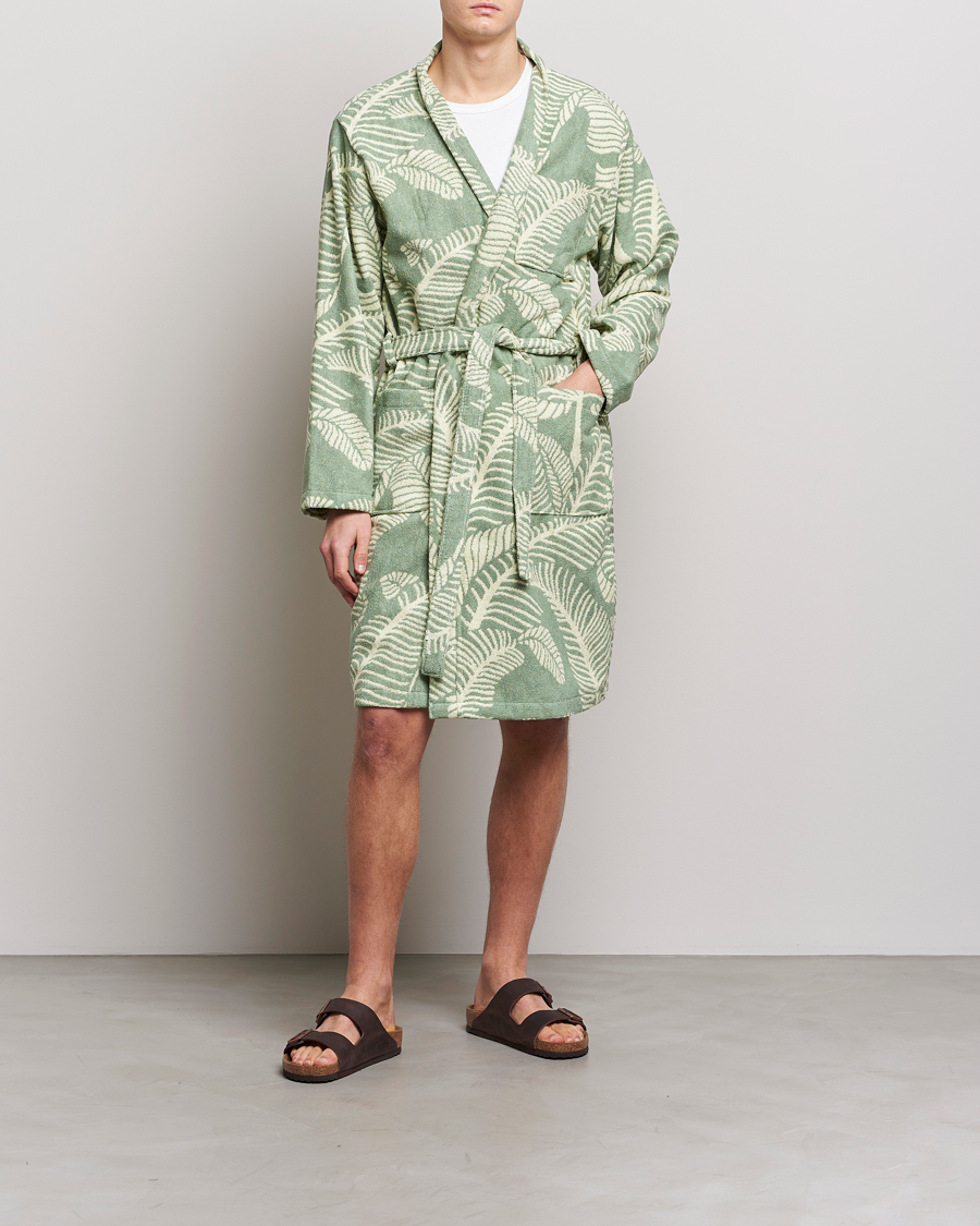 Herren | Schlafanzüge & Bademäntel | OAS | Terry Robe Banana Leaf