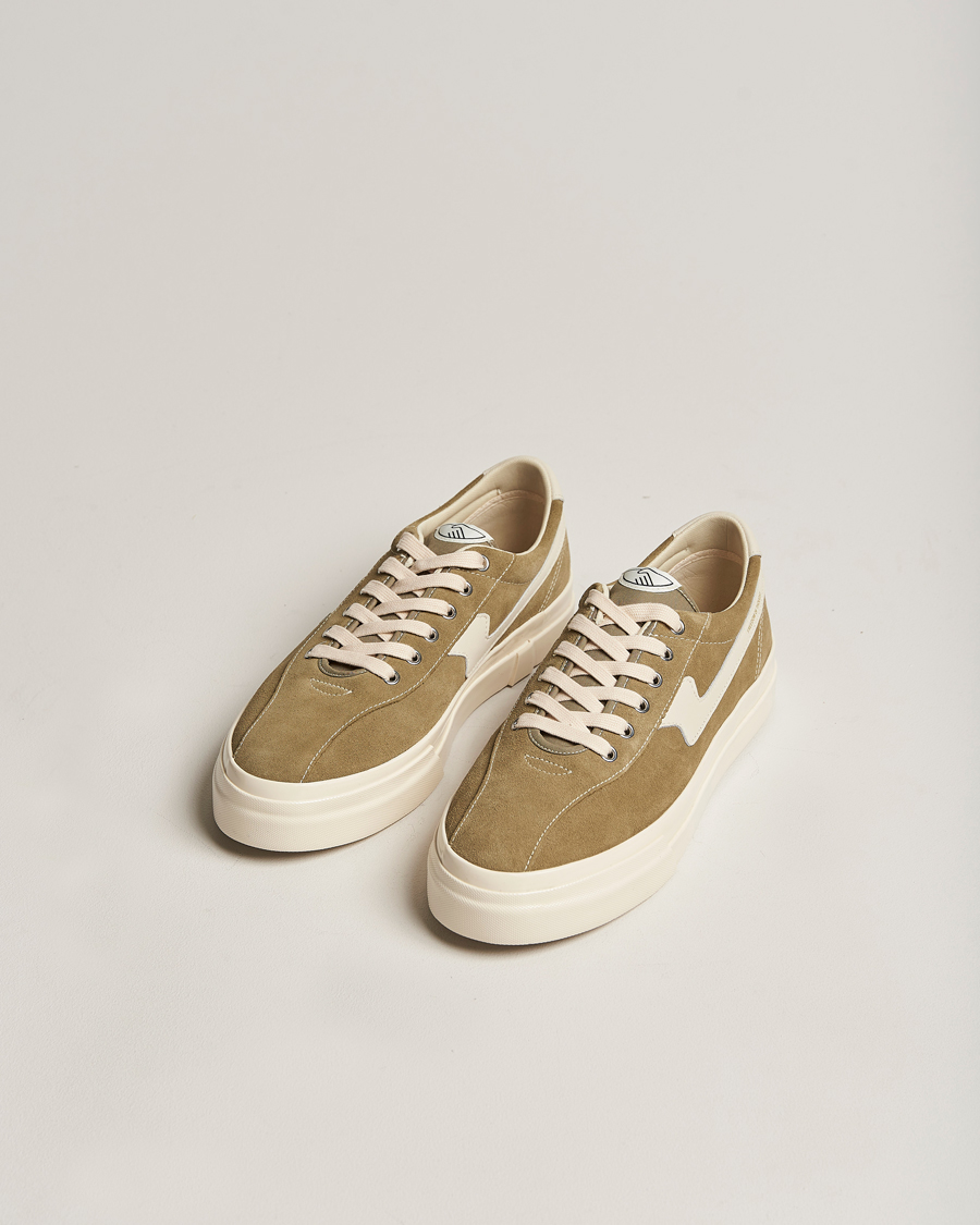 Herren | Stepney Workers Club Dellow S-Strike Suede Sneaker Moss/Ecru | Stepney Workers Club | Dellow S-Strike Suede Sneaker Moss/Ecru